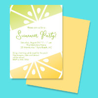 Citrus Lemon Limon Summer Party