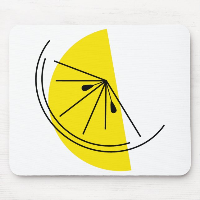 Citrus Lemon Mauspad (Vorne)