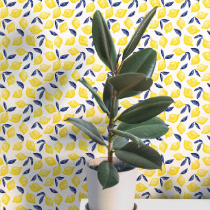 Citrus Lemon Mittelmeer Gelbe Farbe Tapete