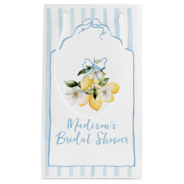 Citrus Lemon Monogram Brautparty Kleine Geschenktüte