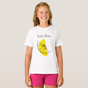 Citrus Lemon Name Girls T - Shirt