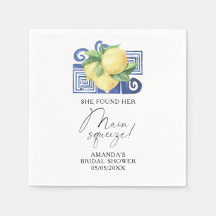 Citrus Lemon - Sie fand ihren Hauptpresse Serviette