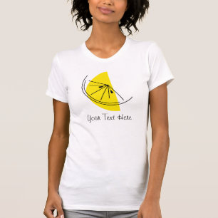Citrus Lemon 'Your Text' Ladys' T - Shirt
