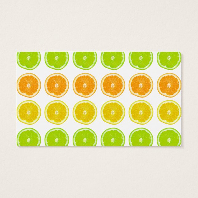 Citrus Limon, Orange und Lemon Polka Dot Slices (Rückseite)