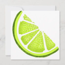 Citrus Limon Wedge Slice Karte
