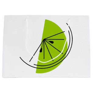 Citrus Limone Geschenktasche groß Große Geschenktüte