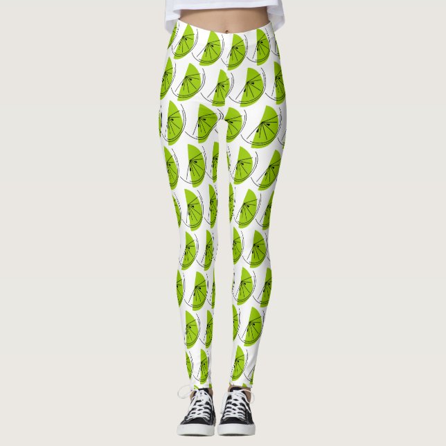 Citrus Limone Leggings (Vorderseite)