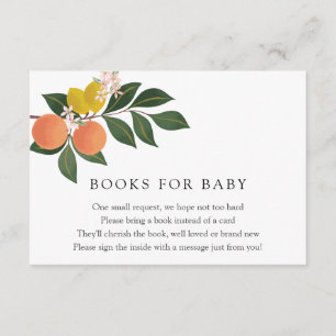 Citrus Little Süsse Books for Baby insert card