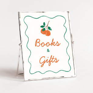 Citrus Little Süsse Kinderdusche Bücher und Gesche Poster