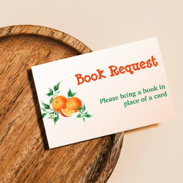 Citrus Little Süsse Orange Baby Showspiel Visitenkarte