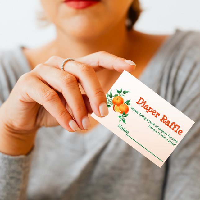 Citrus Little Süsse Orange Baby Showspiel Visitenkarte (Von Creator hochgeladen)