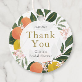 Citrus Main Squeeze Vielen Dank Tag Geschenkanhänger