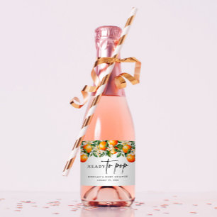 Citrus Mini Sparkling Weinmarken Bereit zum Pop
