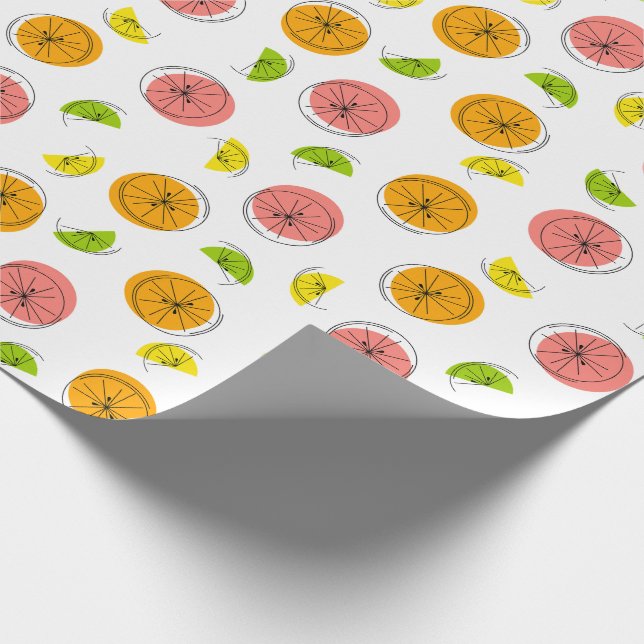 Citrus Multi Geschenkpapier (Ecke)
