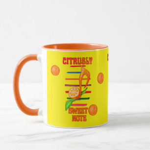 CITRUS MUSIC NOTE DESIGN-TASSE  TASSE