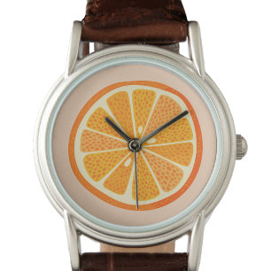 Citrus Orange Armbanduhr