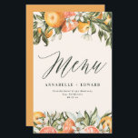 Citrus orange botanische moderne rustikale Bauernh<br><div class="desc">Citrus orange botanische moderne rustikale Hochzeitsdesign. Teil einer modernen Sammlung.</div>