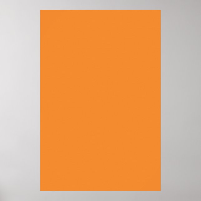 Citrus Orange Color Poster (Vorne)