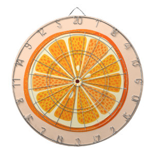 Citrus Orange Fruit Fun Dartscheibe