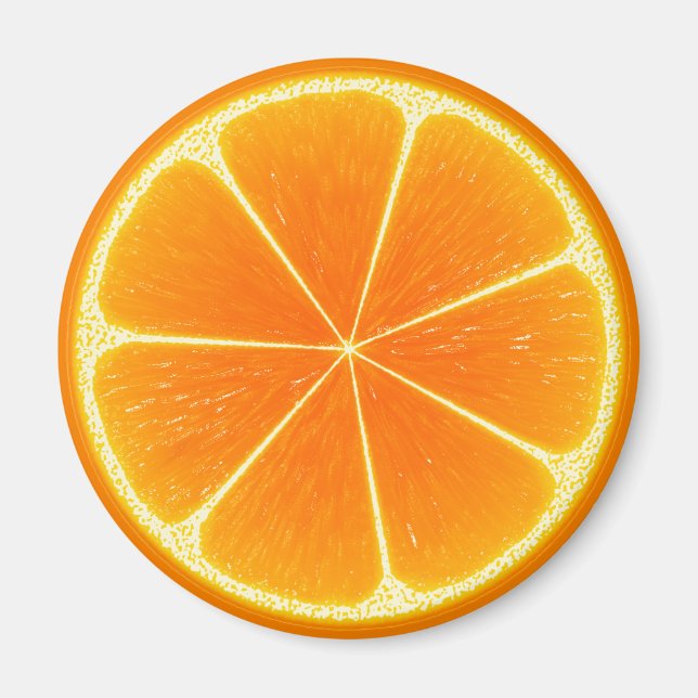Citrus Orange Fruit Slice Magnet (Vorne)