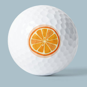 Citrus Orange Fun Frucht Golfball