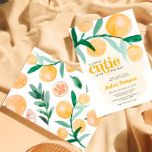 Citrus Orange Kleine Süsse Kinderdusche