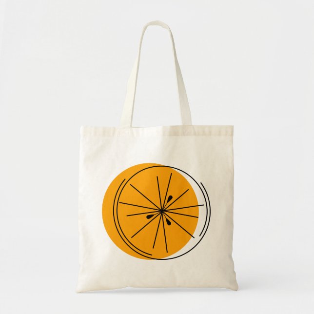 Citrus Orange Totbeutel Tragetasche (Vorne)