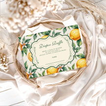 Citrus Orchard Baby Shower Diapper Raffle