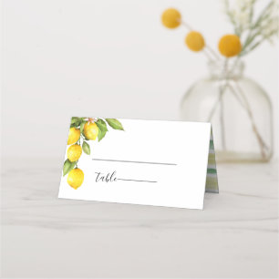 Citrus Orchard Wedding Platzkarte
