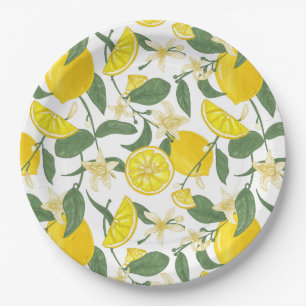 Citrus Papierplatte Pappteller