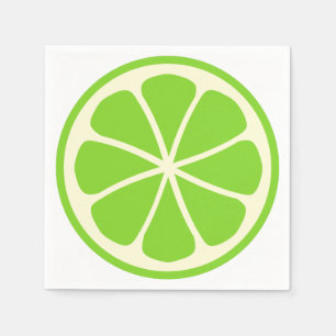 Citrus Party Limon Serviette