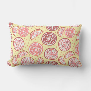 Citrus Pattern werfen Kissen