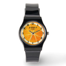 Citrus Personalisiert Familienname Watch