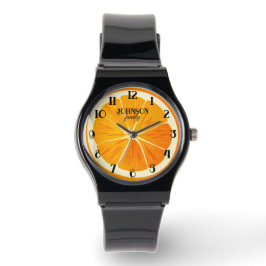 Citrus Personalisiert Familienname Watch Armbanduhr