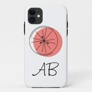 Citrus Pink Monogram iPhone Gehäuse Case-Mate iPhone Hülle