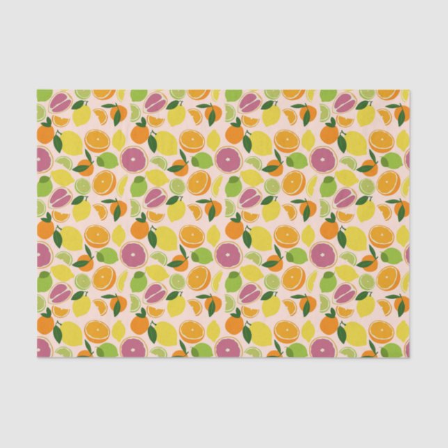 Citrus Print Seidenpapier (Vorderseite)