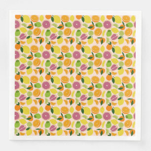 Citrus Print Serviette