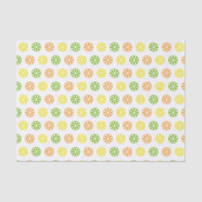 Citrus Print Tissue Paper Seidenpapier (Vorderseite)