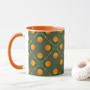 Citrus Quilt Print Graphic Art Tasse