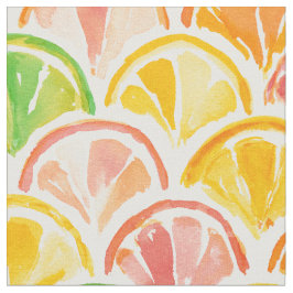 CITRUS SCALLOP Farbige Fruchtscheiben Stoff