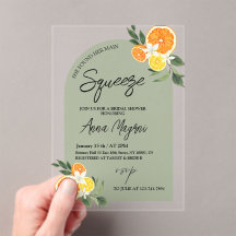 Citrus Sie fand ihr Haupt-Squeeze-Brautparty