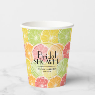 Citrus Slices Brautparty Paper Cups Pappbecher