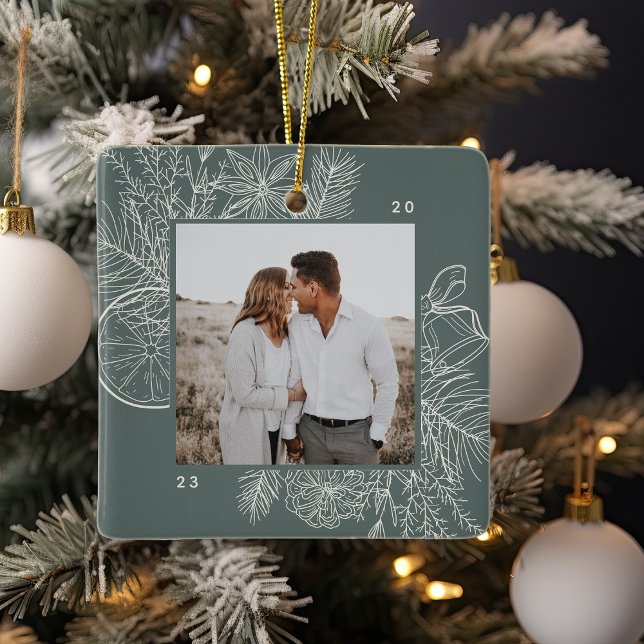 Citrus & Spice | Elegant Photo Keramikornament (Von Creator hochgeladen)