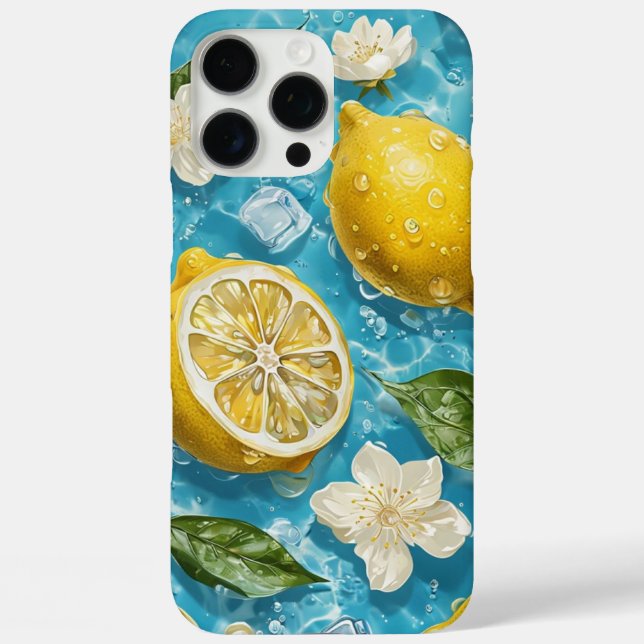 Citrus Splash Zitrone Case-Mate iPhone Hülle (Rückseite)