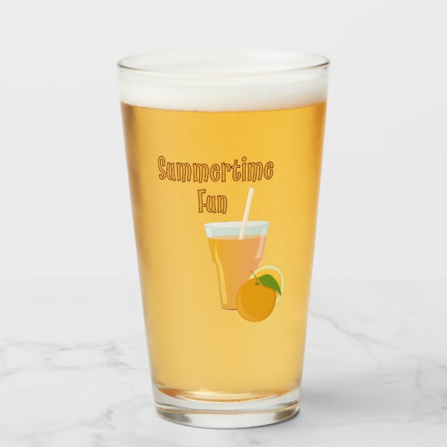 Citrus Summer Fun Glas (Vorne (Gefüllt))