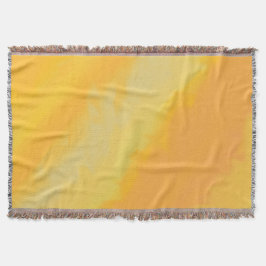 Citrus Sunny Orange Watercolor  Decke