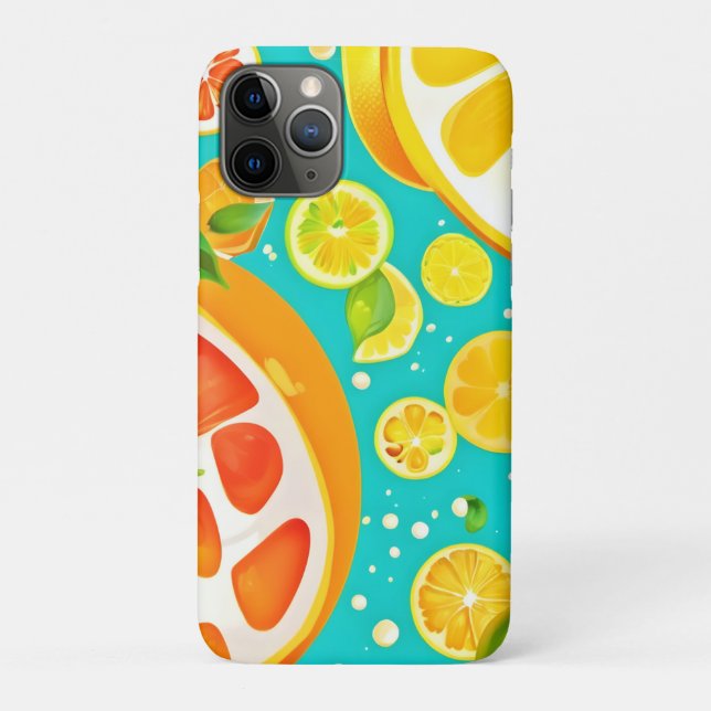 Citrus Symphony: Ein Juicy Delight Case-Mate iPhone Hülle (Rückseite)