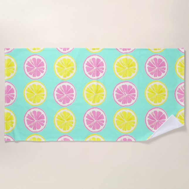 Citrus Symphony Strandtuch (Vorderseite)
