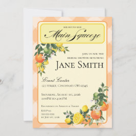 Citrus Themed Bridal Shower Invitation Einladung