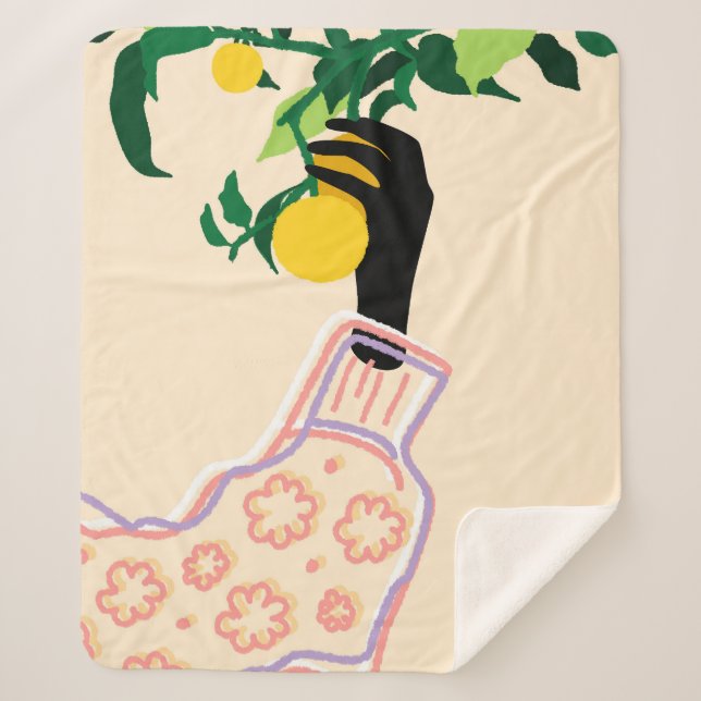 Citrus-Touch Sherpadecke (Vorderseite)